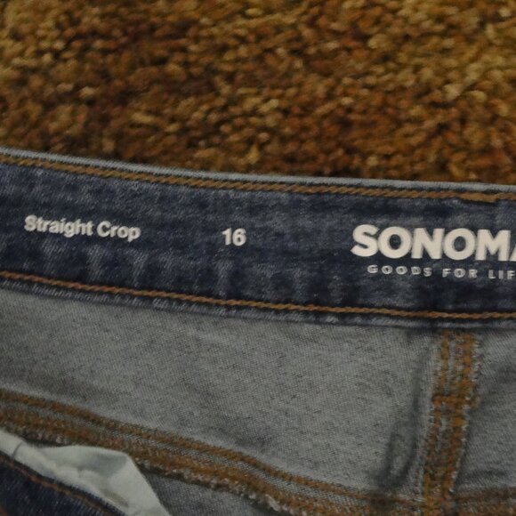 Sonoma Srtraight Crop 16 Jean womens - Picture 3 of 5